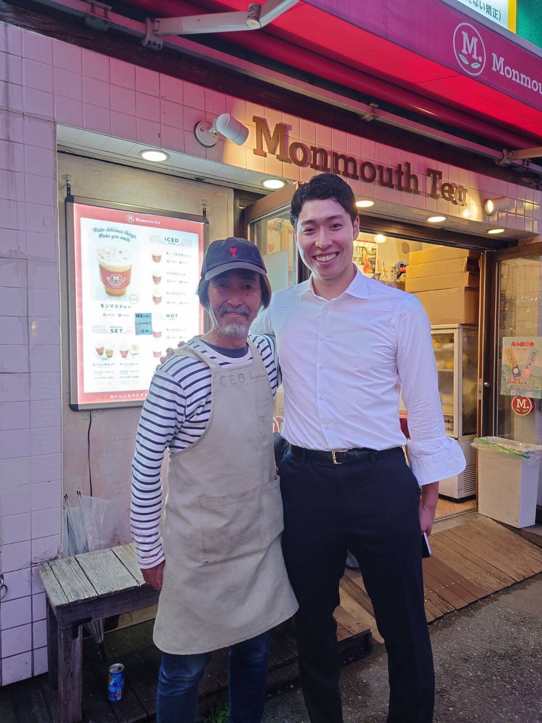 萩野公介さん御来店